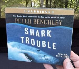 Shark Trouble Unabridged Peter Benchley AUDIO BOOK CD true stories JAWS New! B4